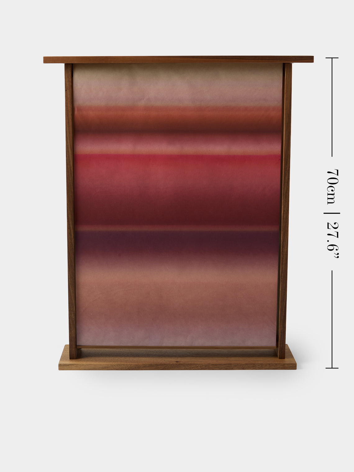 Maxime Prange - Seul Walnut and Washi Paper Table Lamp - Blue - ABASK