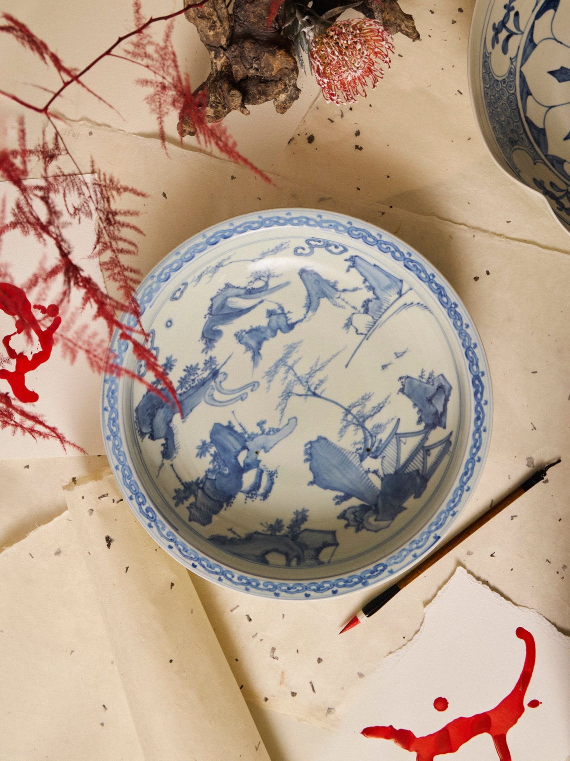 Ri Sanpei - Imari Porcelain Bowl - White - ABASK