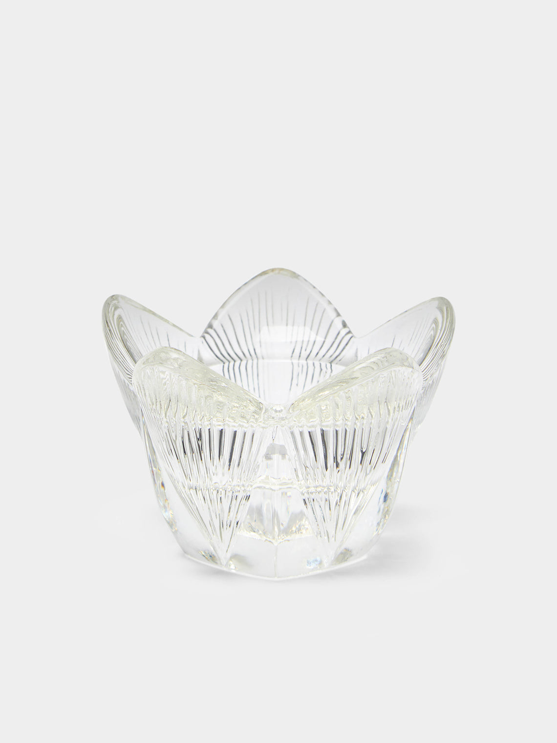 Antique and Vintage - 1930s Daum Flower Crystal Candle Holders (Set of 2) -  - ABASK - 