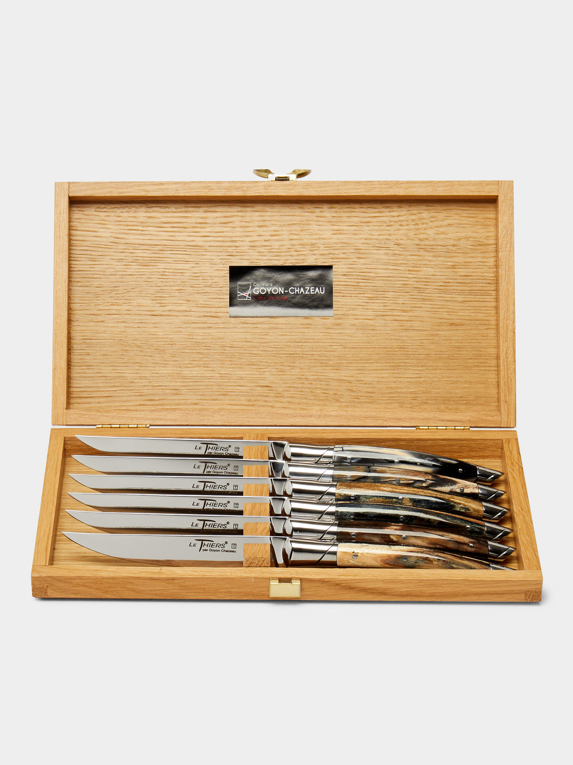 Goyon-Chazeau - Le Thiers Prestige Woolly Mammoth Table Knives (Set of 6) -  - ABASK