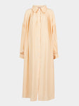 Marta Ferri - Martini Silk Long Dress - Cream - ABASK - 