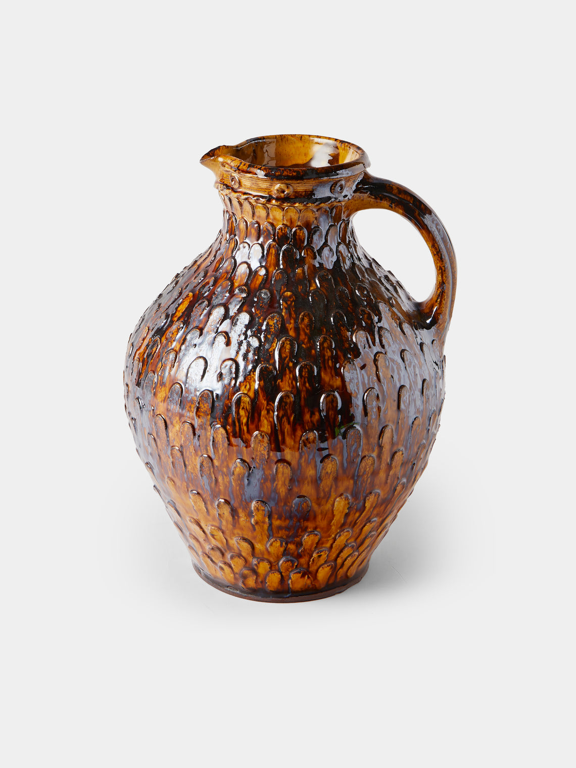 Fitch & McAndrew - Pellet Slipware Jug - Brown - ABASK - 