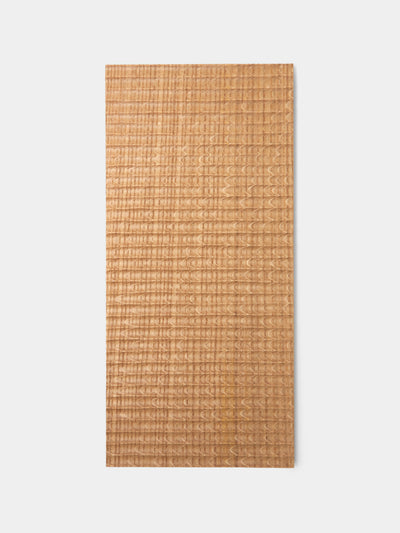 Mori Kougei - Tsuki-Jiri Oak Sushi Plate (12.5in/32cm) - Brown - ABASK - 