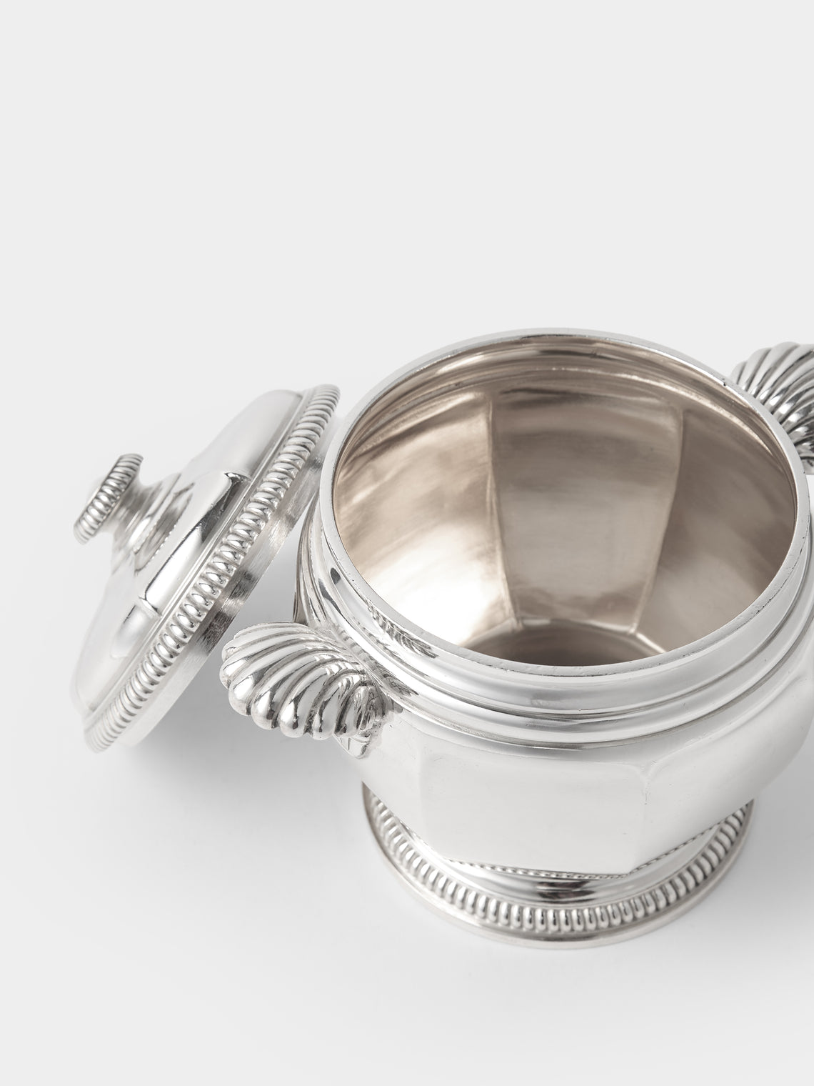 Antique and Vintage - 1930s Silver-Plated Sugar Bowl - Silver - ABASK