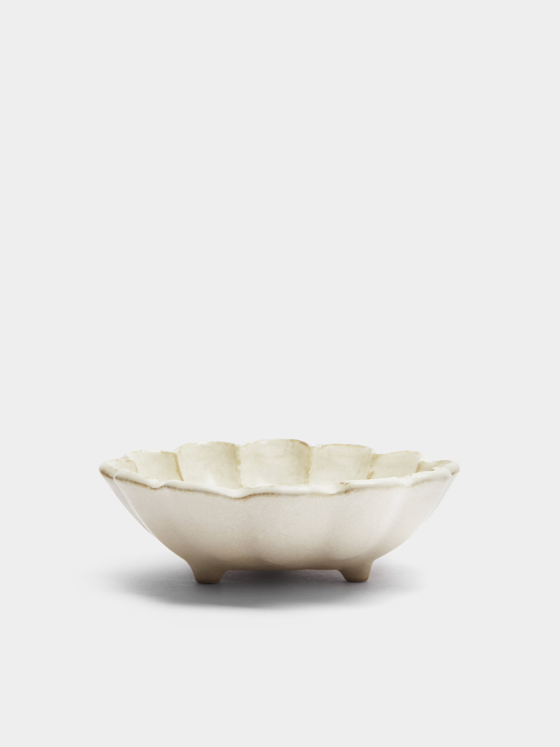 Kaneko Kohyo - Rinka Ceramic Small Bowls (Set of 4) - White - ABASK - 