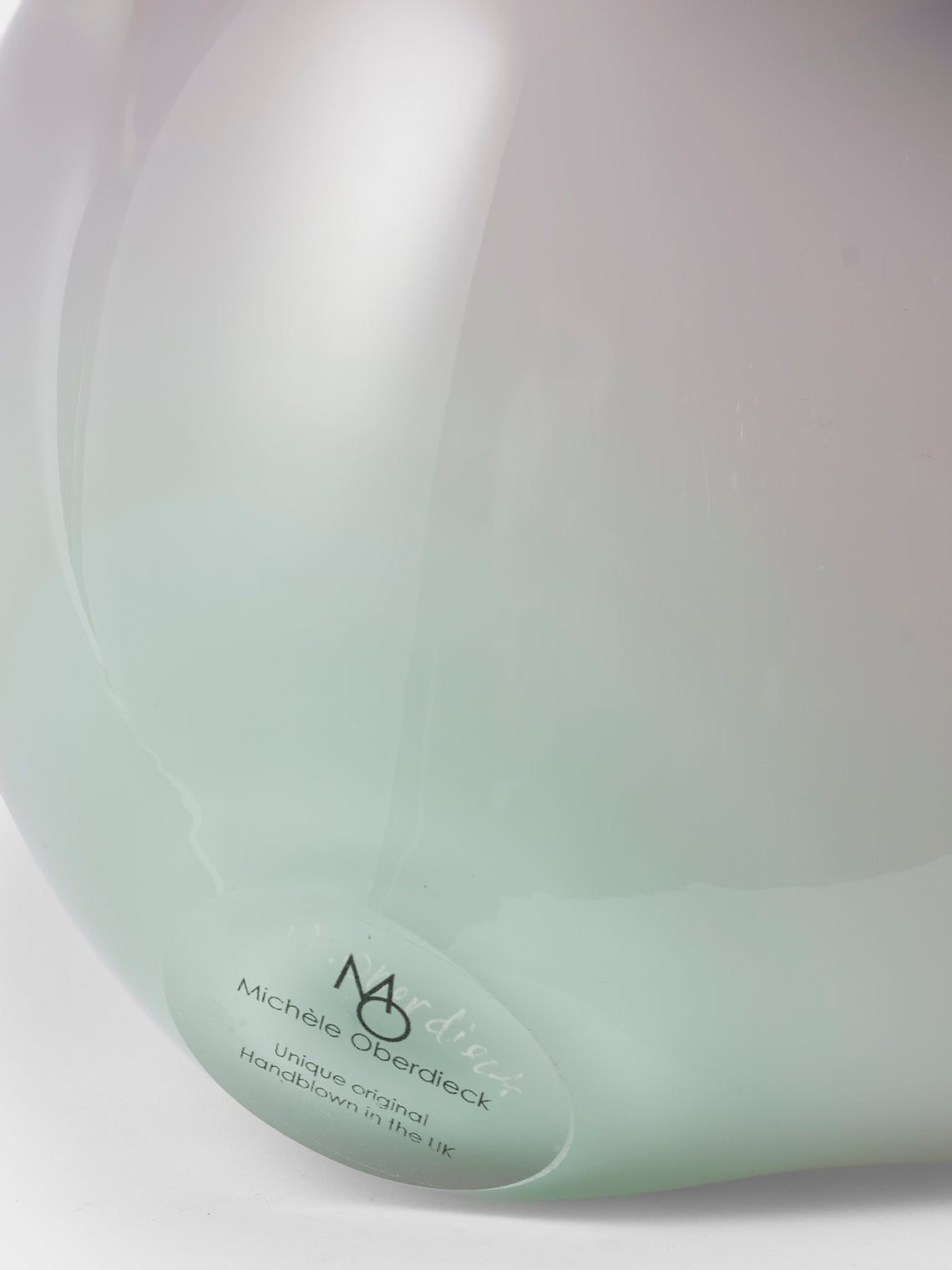 Michèle Oberdieck - Water Pond Hand-Blown Glass Vase (11.5in/29cm) - Multiple - ABASK