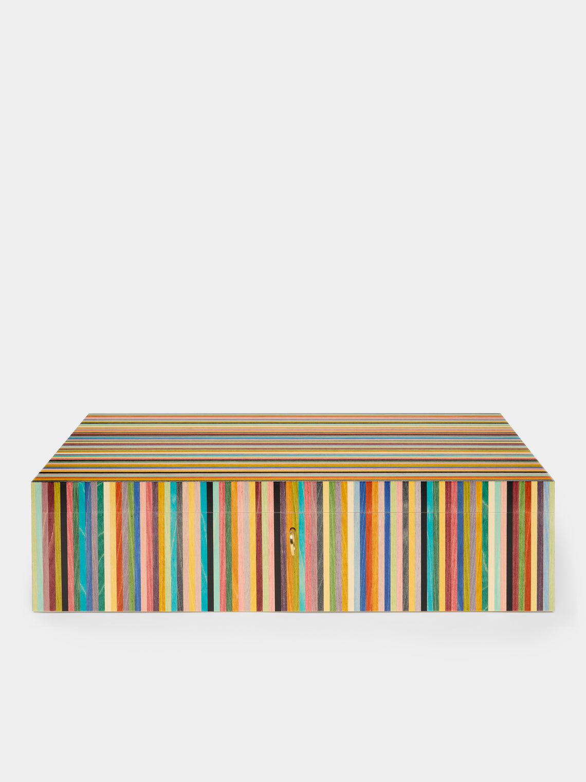 Kevin Stamper - Stripe Marquetry Wood Jewelry Box - Multiple - ABASK - 