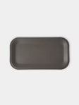 Pinetti - Victor Leather Trinket Tray (11.5in/29.5cm) - Dark Gray - ABASK - 