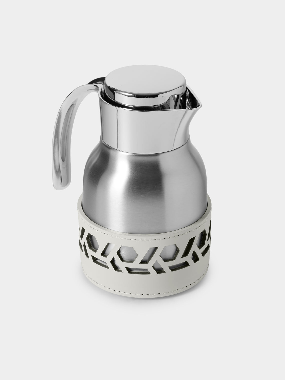RUDI - Gemma Leather Carafe (20oz/0.6L) - White - ABASK - 