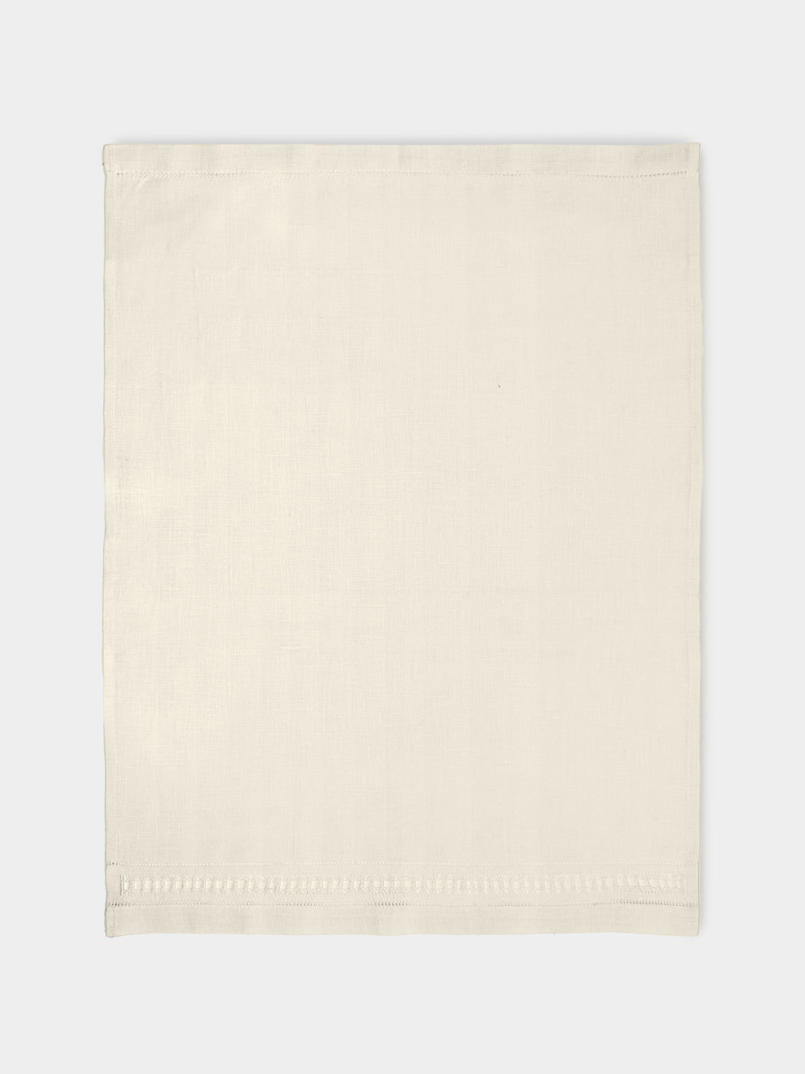 Los Encajeros - Frailes Lace-Appliqué Cotton Guest Towels (Set of 4) -  - ABASK