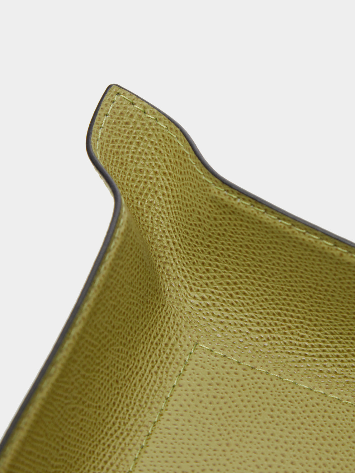 Giobagnara - Jack Leather Square Valet Tray - Green - ABASK