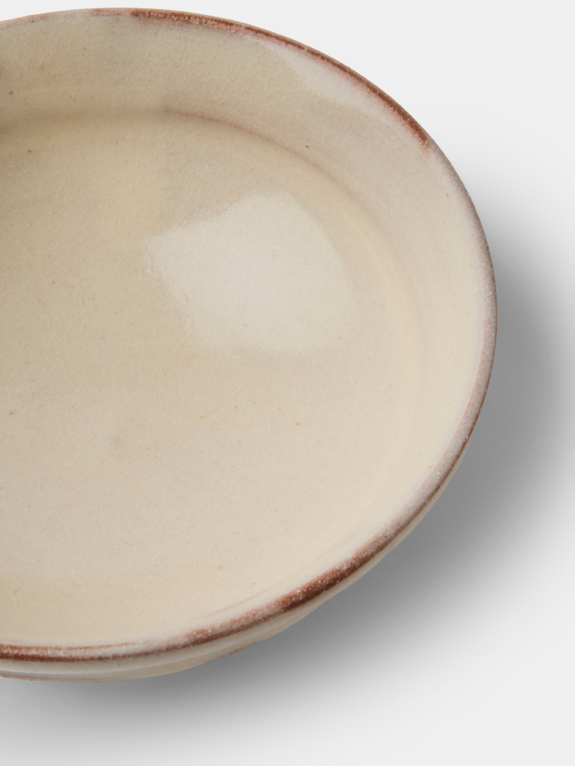 Fuminari Araga - Kohiki Slipware Shallow Bowls – 3.5in/9.5cm (Set of 4) - White - ABASK