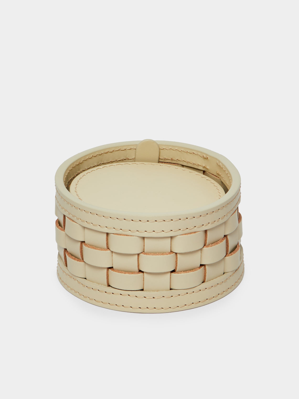 Riviere - Barcelona Water-Resistant Leather Coasters (Set of 10) -  - ABASK - 