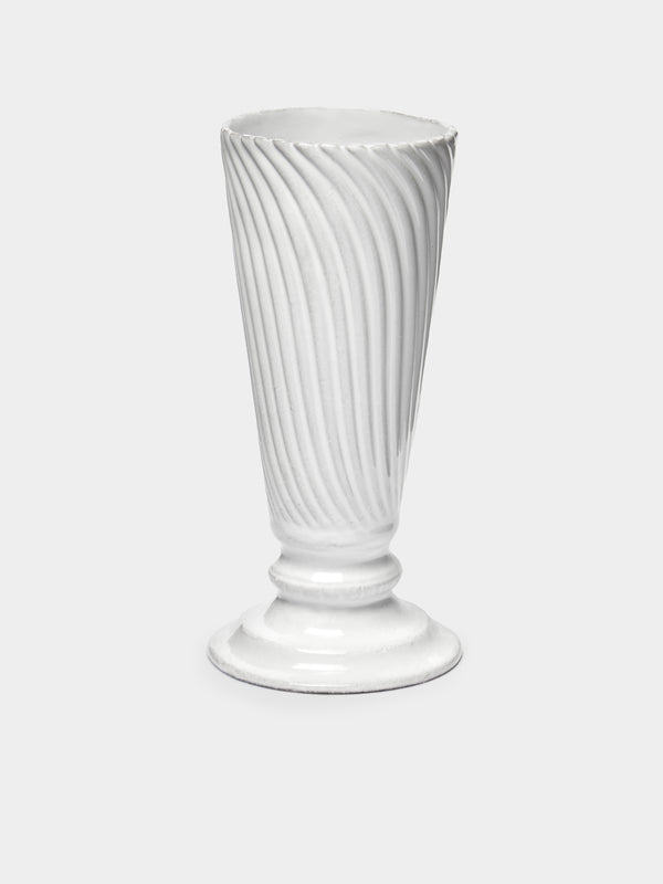 Astier de Villatte - Peggy Hand-Glazed Ceramic Vase -  - ABASK - 