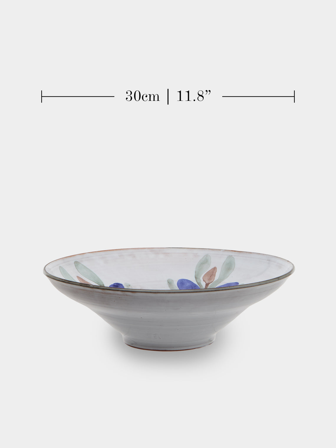 Antique and Vintage - Mid-Century Salad Bowl - White - ABASK