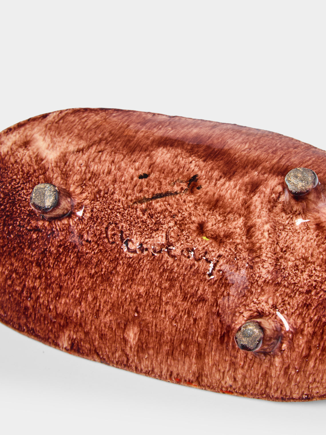 Vintage Montpellier - Mid-Century Accolay Ceramic Dish - Green - ABASK