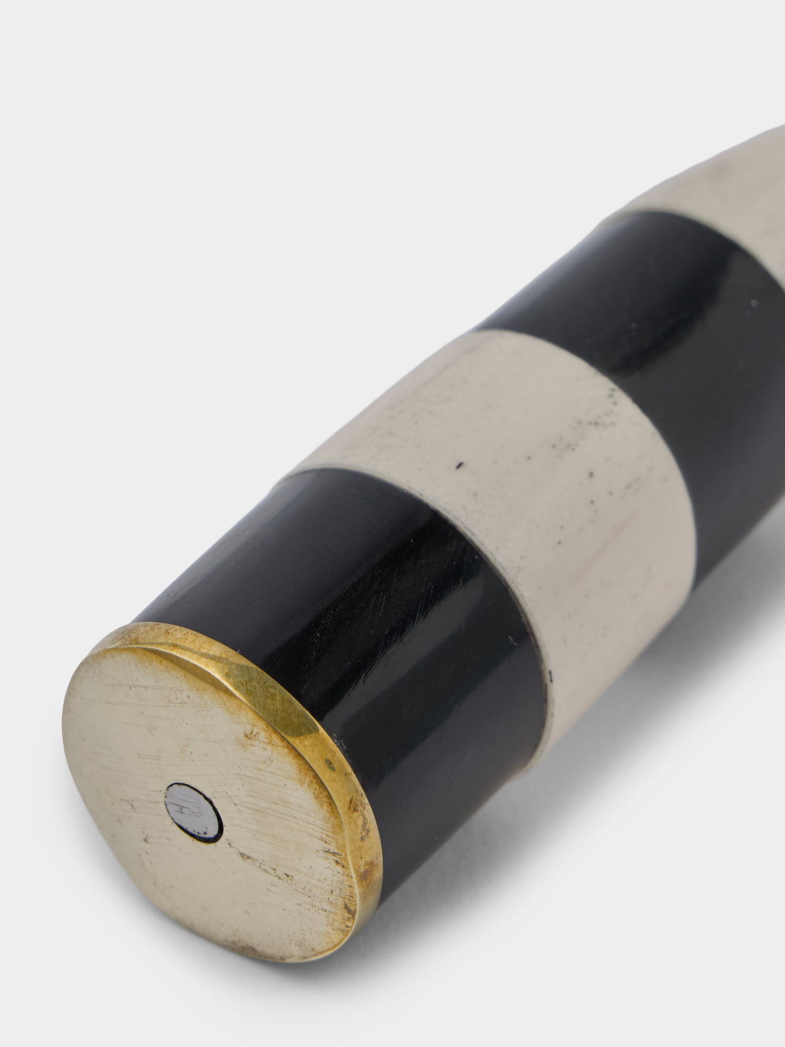 Poglia - Horn, Bone and Brass Bottle Opener - Black - ABASK