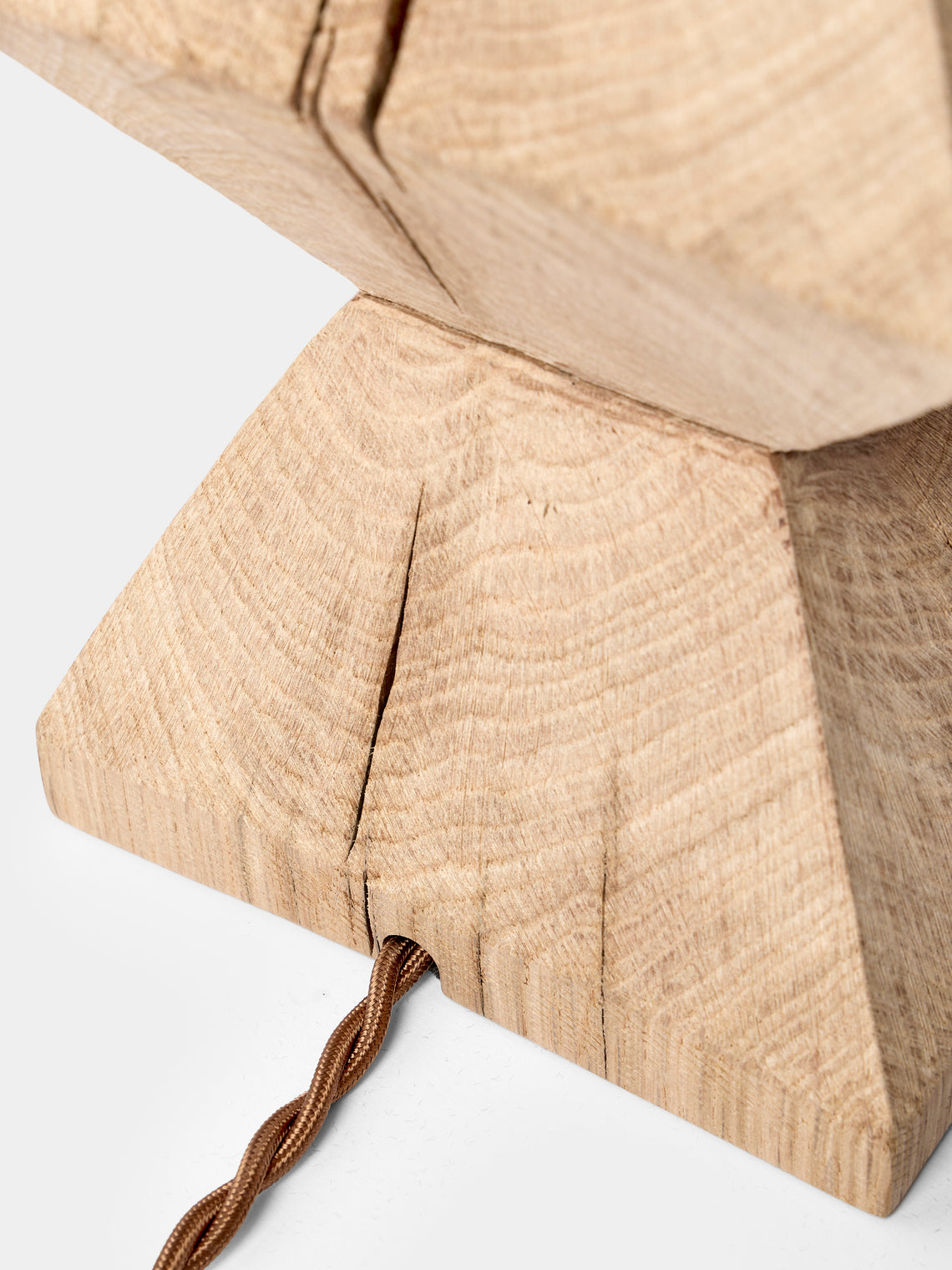 Jamie Gaunt Designs - No. 7 Natural Oak Table Lamp - Natural - ABASK