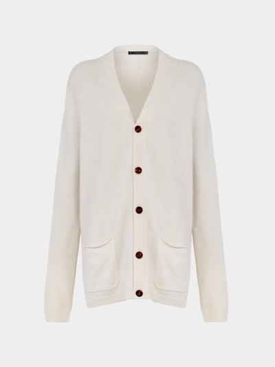 Denis Colomb - Cashmere Boyfriend Cardigan -  - ABASK - 