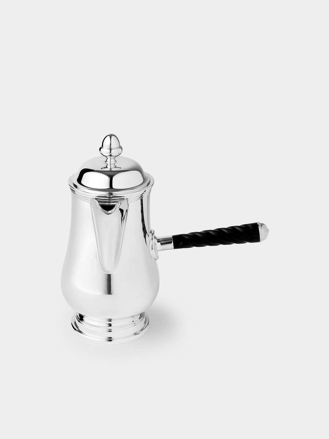 Ercuis - Élégance Rencontre Silver-Plated Chocolate Pot - Silver - ABASK - 