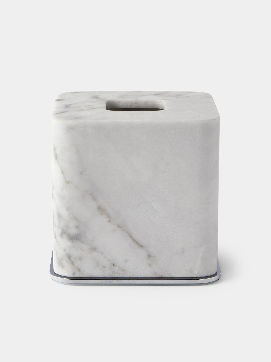 Giobagnara - Polo Marble Tissue Box - White - ABASK - 