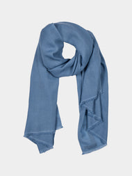 Denis Colomb - Kiri Cashmere Scarf (78.5in/2m) - Light Blue - ABASK - 