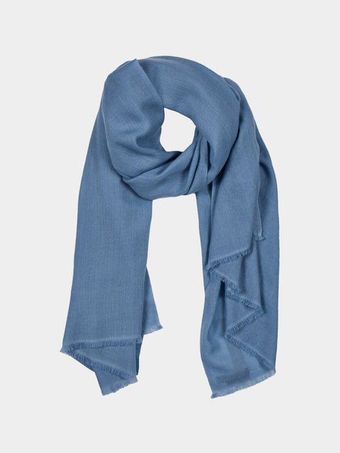 Denis Colomb - Kiri Cashmere Scarf (78.5in/2m) - Light Blue - ABASK - 