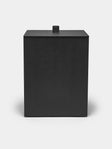 Giobagnara - Walter Leather Wastepaper Bin - Black - ABASK - 