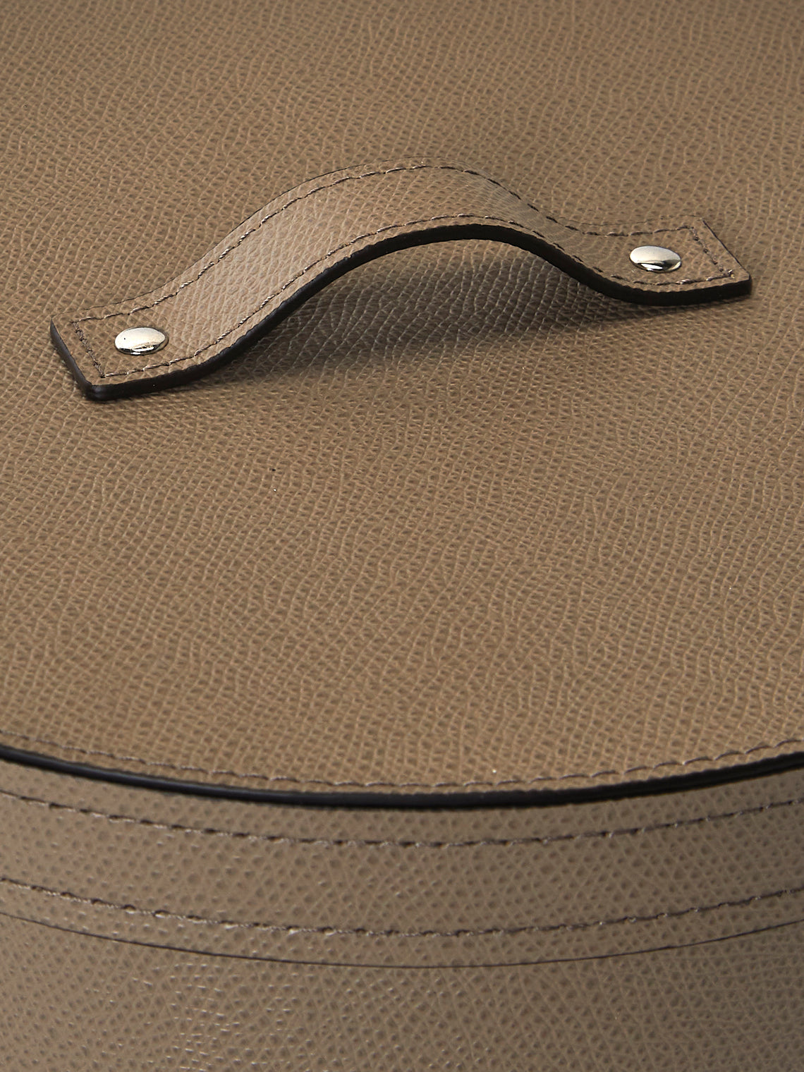 Pinetti - Leather Wastepaper Bin - Brown - ABASK