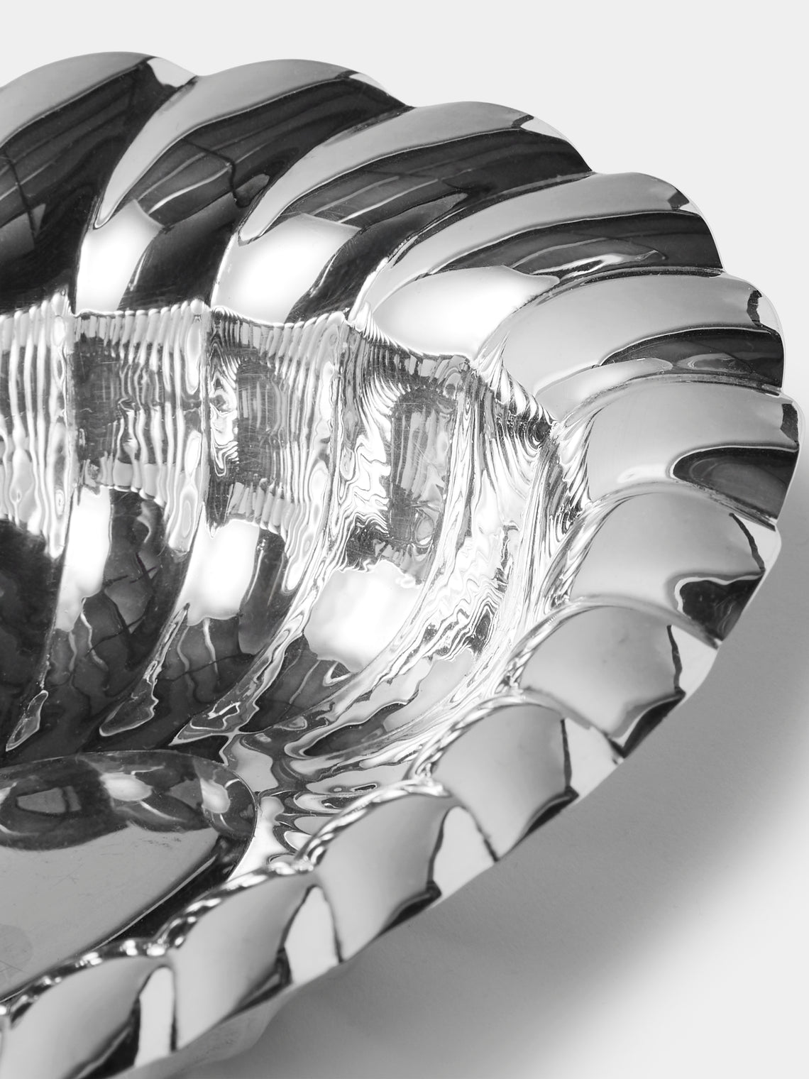 Antique and Vintage - 1980s Gioielleria Ferrari Sterling Silver Bowl - Silver - ABASK