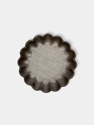 Kaneko Kohyo - Rinka Ceramic Salad Plates – 9.5in/24cm (Set of 4) - Black - ABASK - 