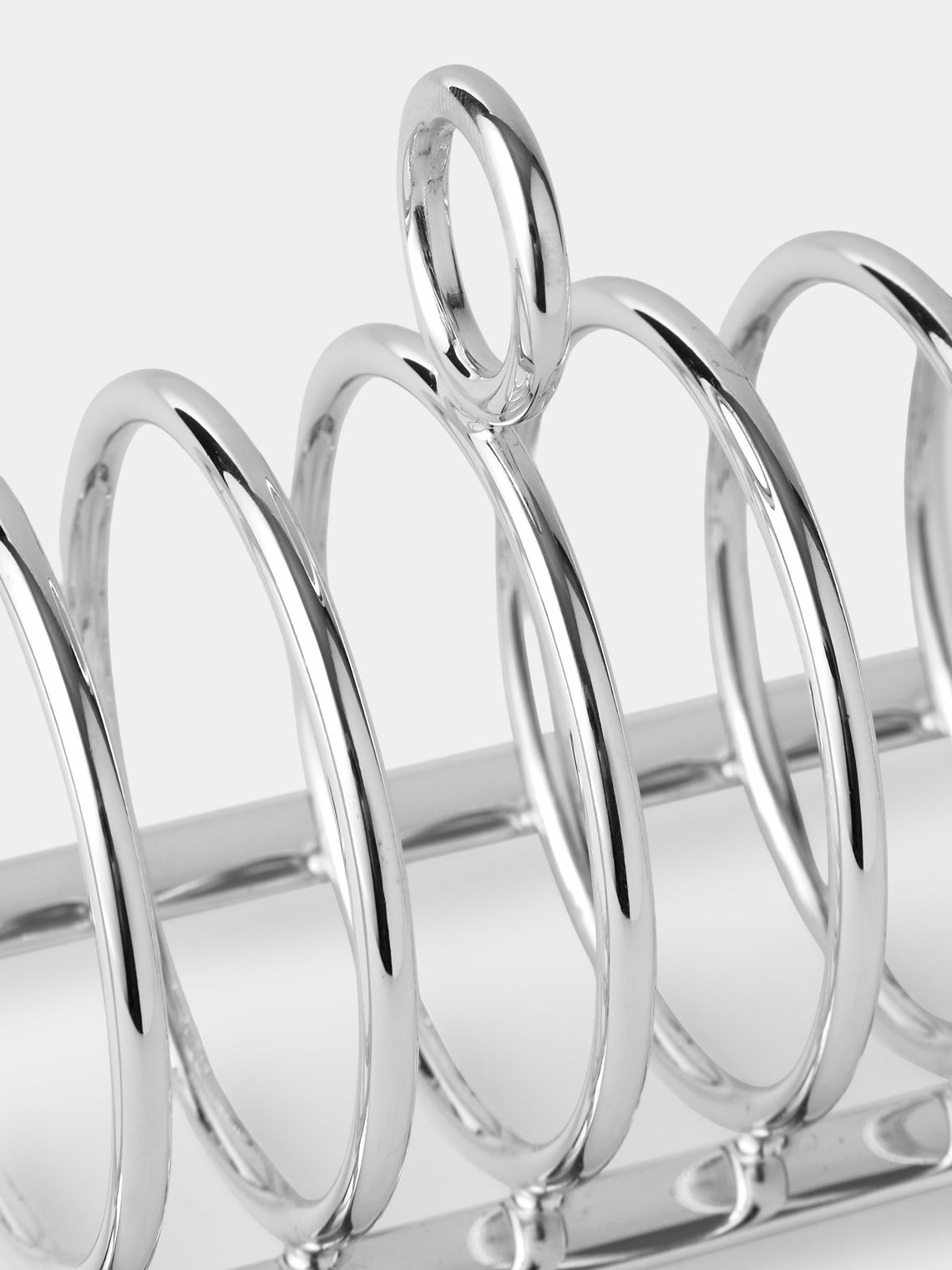 Ercuis - Élégance Rencontre Silver-Plated 6-Slice Toast Rack - Silver - ABASK