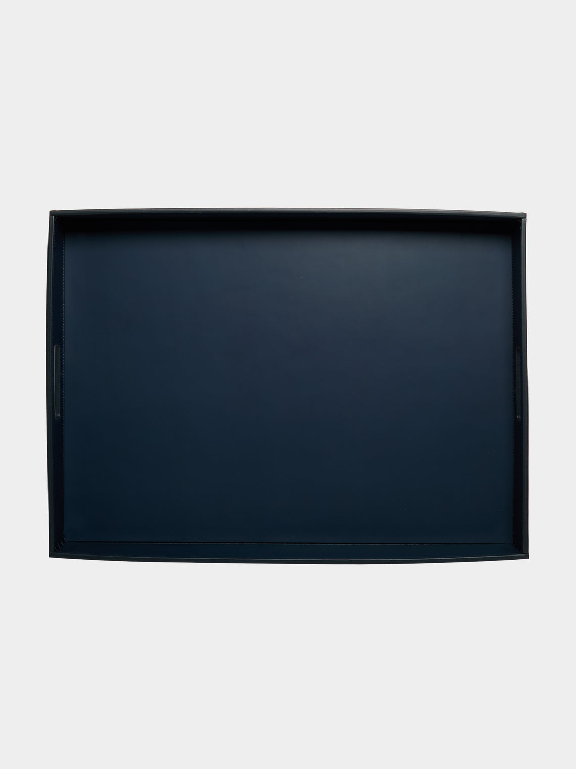 Riviere - Barcelona Leather Tray (25in/63.5cm) - Blue - ABASK - 