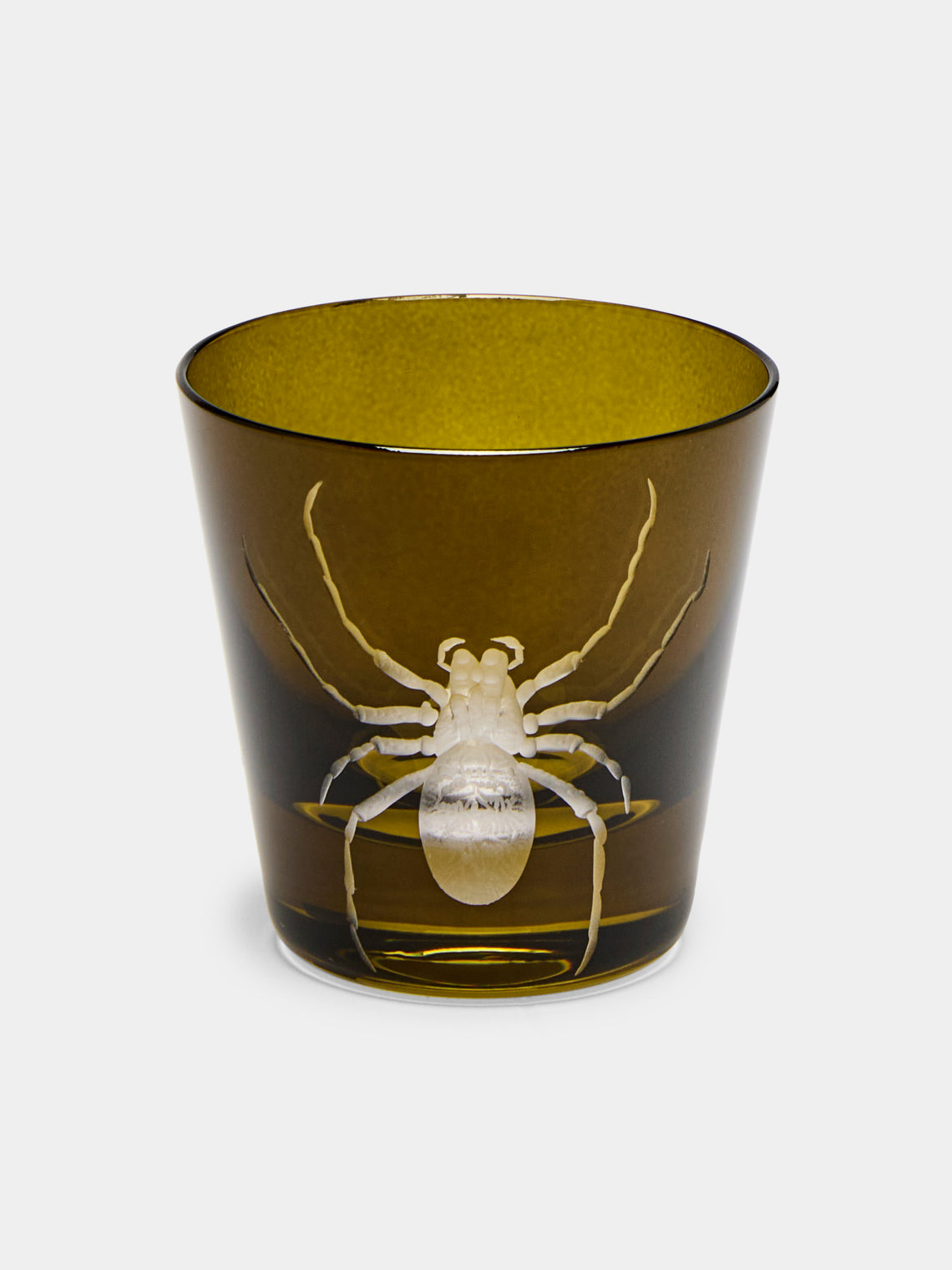 Cabinet of Curiosities Hand-Engraved Crystal Shot Glasses – 2.5oz/70ml (Set of 4)