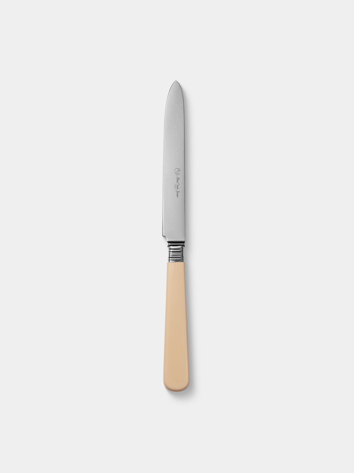 Alain Saint-Joanis - | Set of 4 Pieces | Joyau Resin Dinner Cutlery - Cream - ABASK