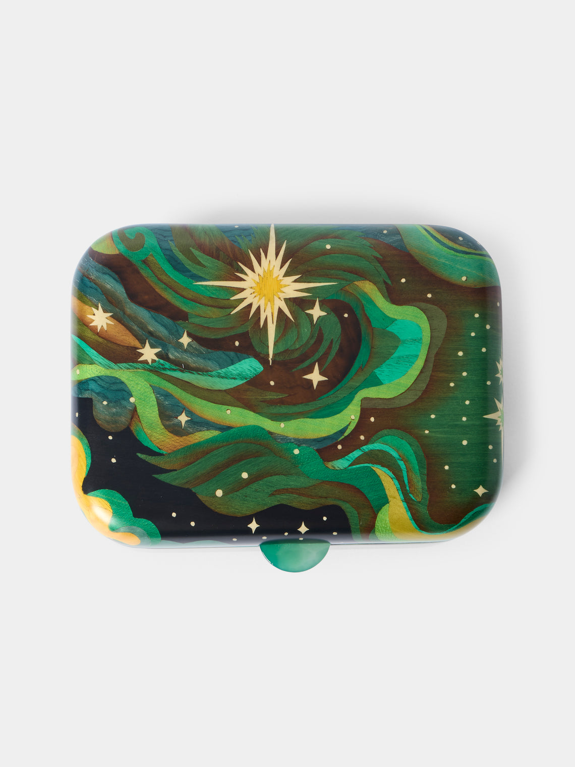 Silvia Furmanovich - Elphaba Sky Marquetry Wood Box - Multiple - ABASK