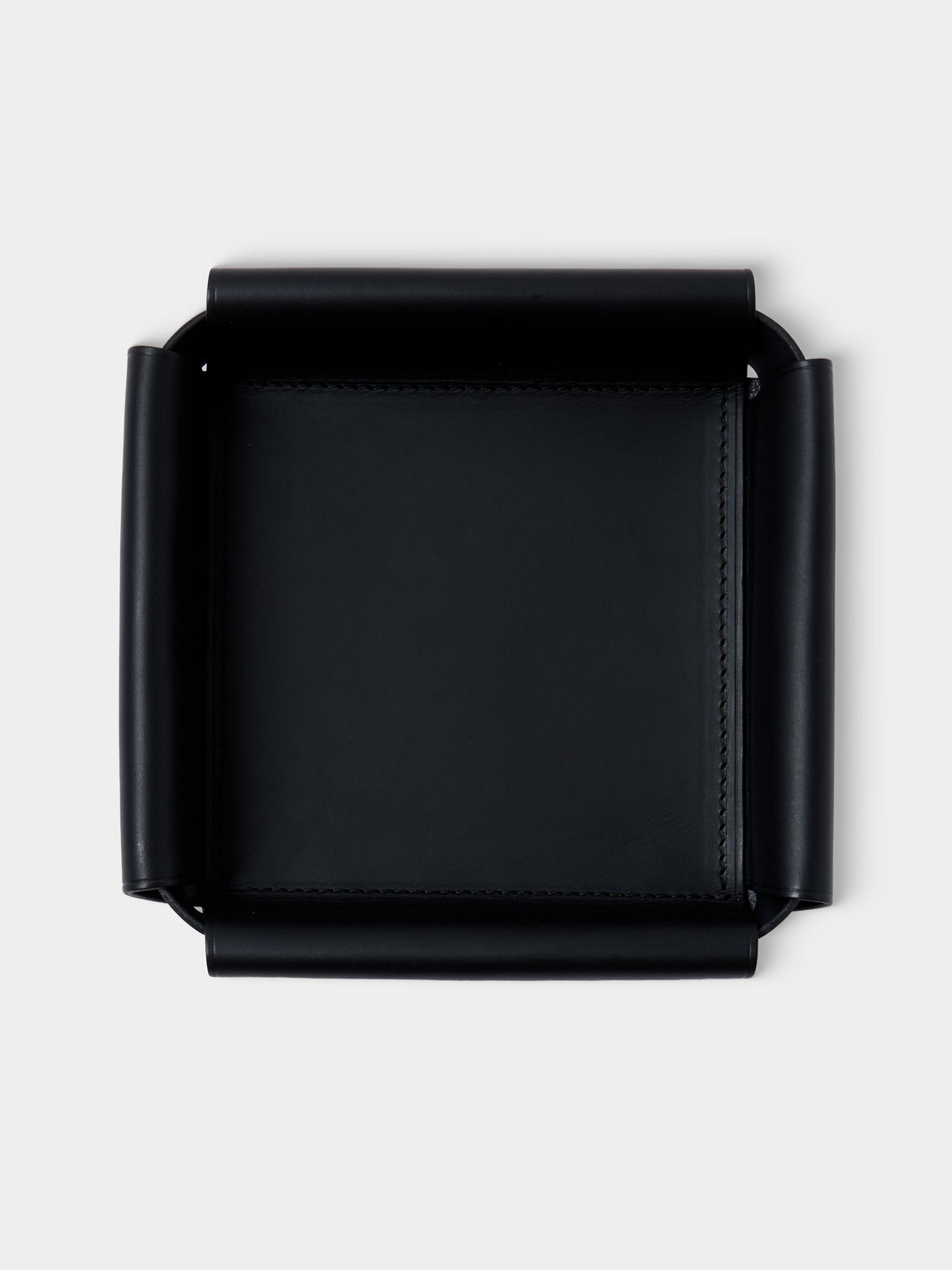 Otzi Studio - Assembly Leather Valet Tray (10in/26cm) - Black - ABASK - 