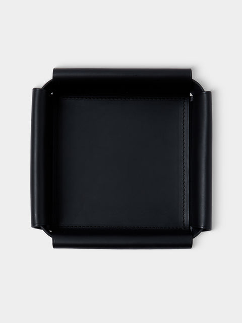 Otzi Studio - Assembly Leather Valet Tray (10in/26cm) - Black - ABASK - 