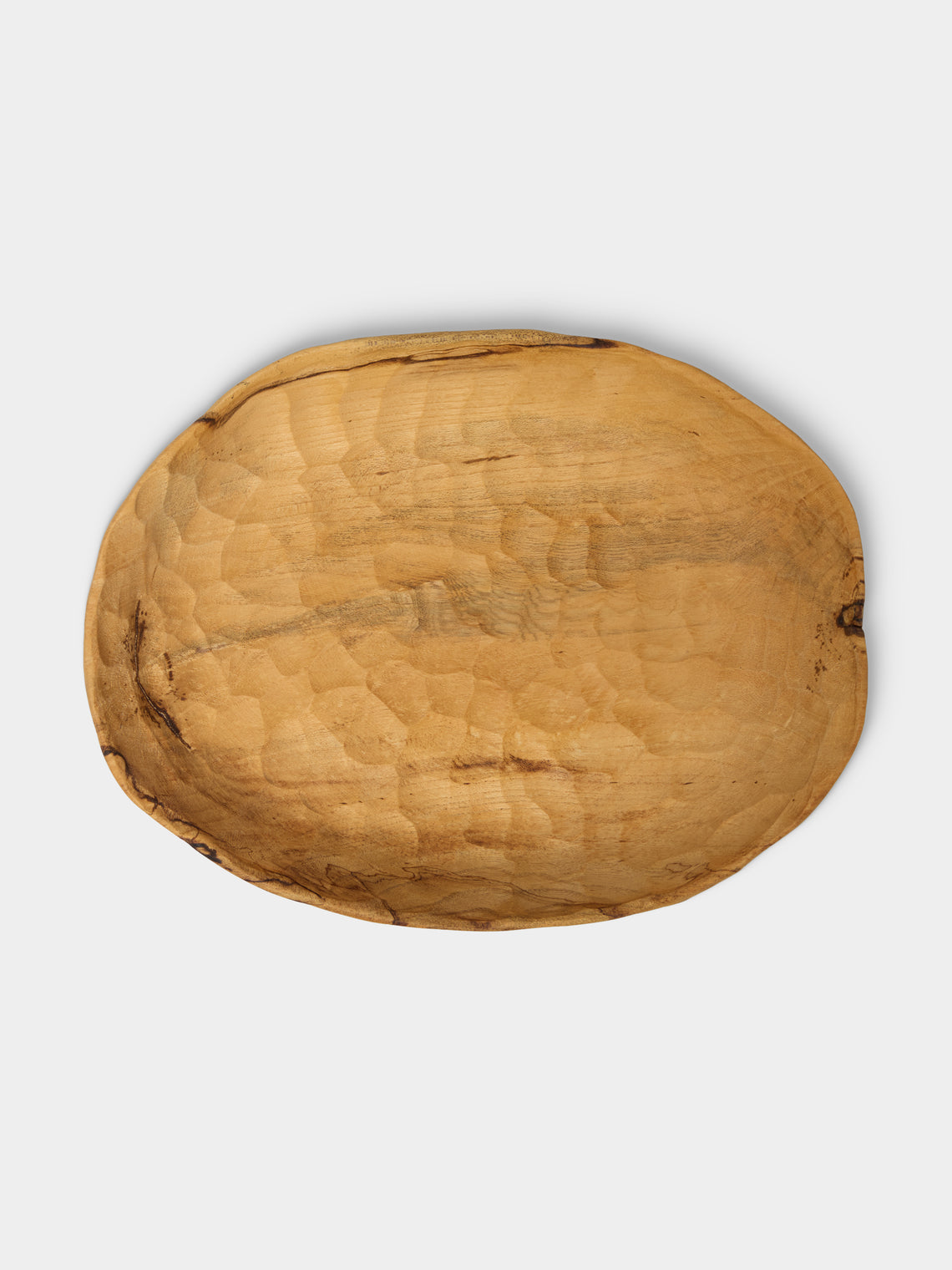 Thursday Furniture - Hand-Carved Hackberry Bowl - Natural - ABASK