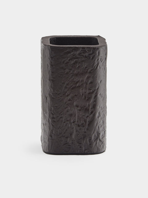 Giobagnara - Riace Imperfect Bronze Toothbrush Holder - Black - ABASK - 