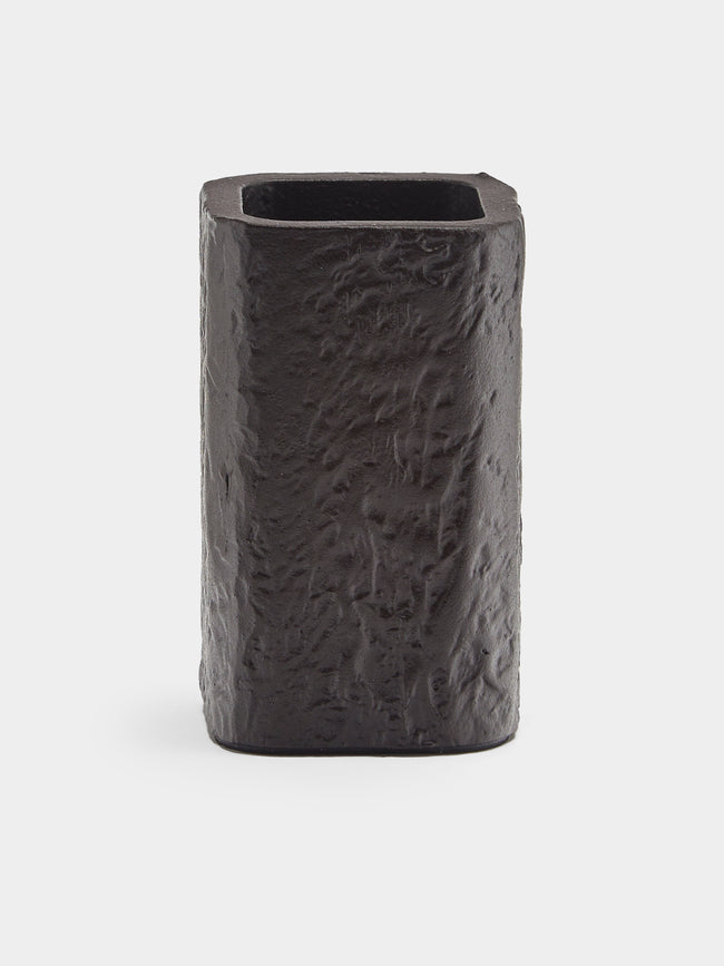 Giobagnara - Riace Imperfect Bronze Toothbrush Holder - Black - ABASK - 