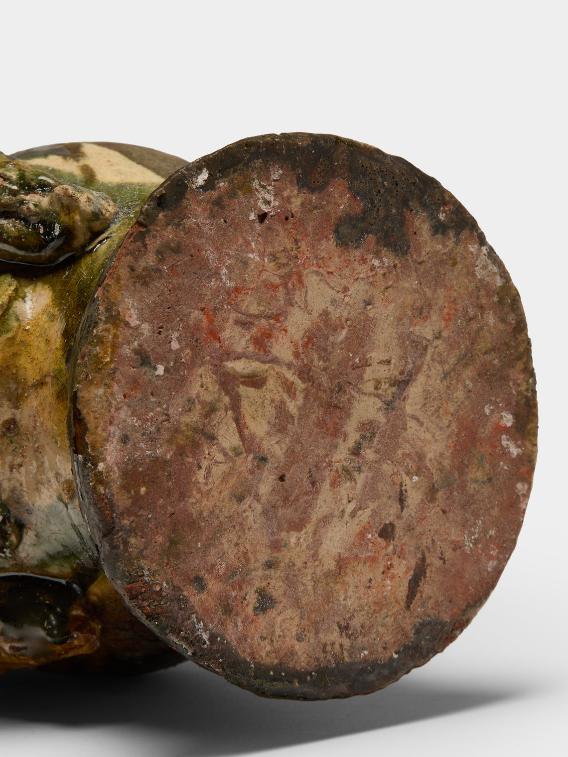 Antique and Vintage - 1990s Condurso Face Ceramic Vessel (13.5in/35cm) - Yellow - ABASK