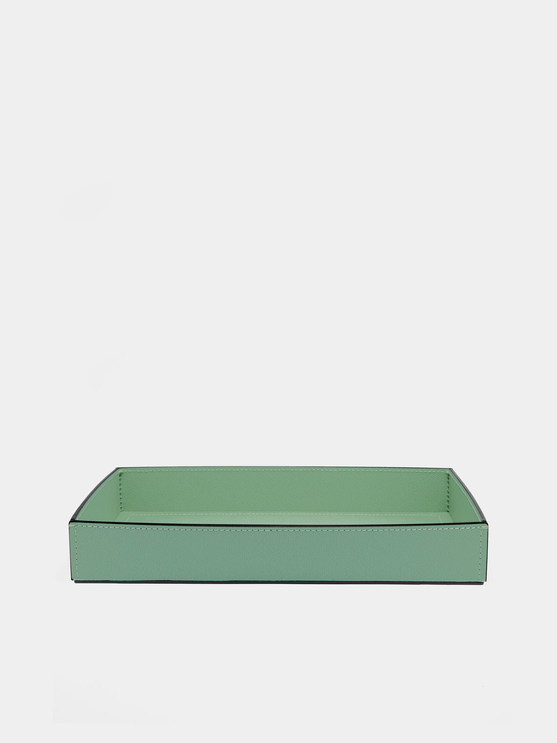 Giobagnara - Marea Leather Large Tray - Light Green - ABASK