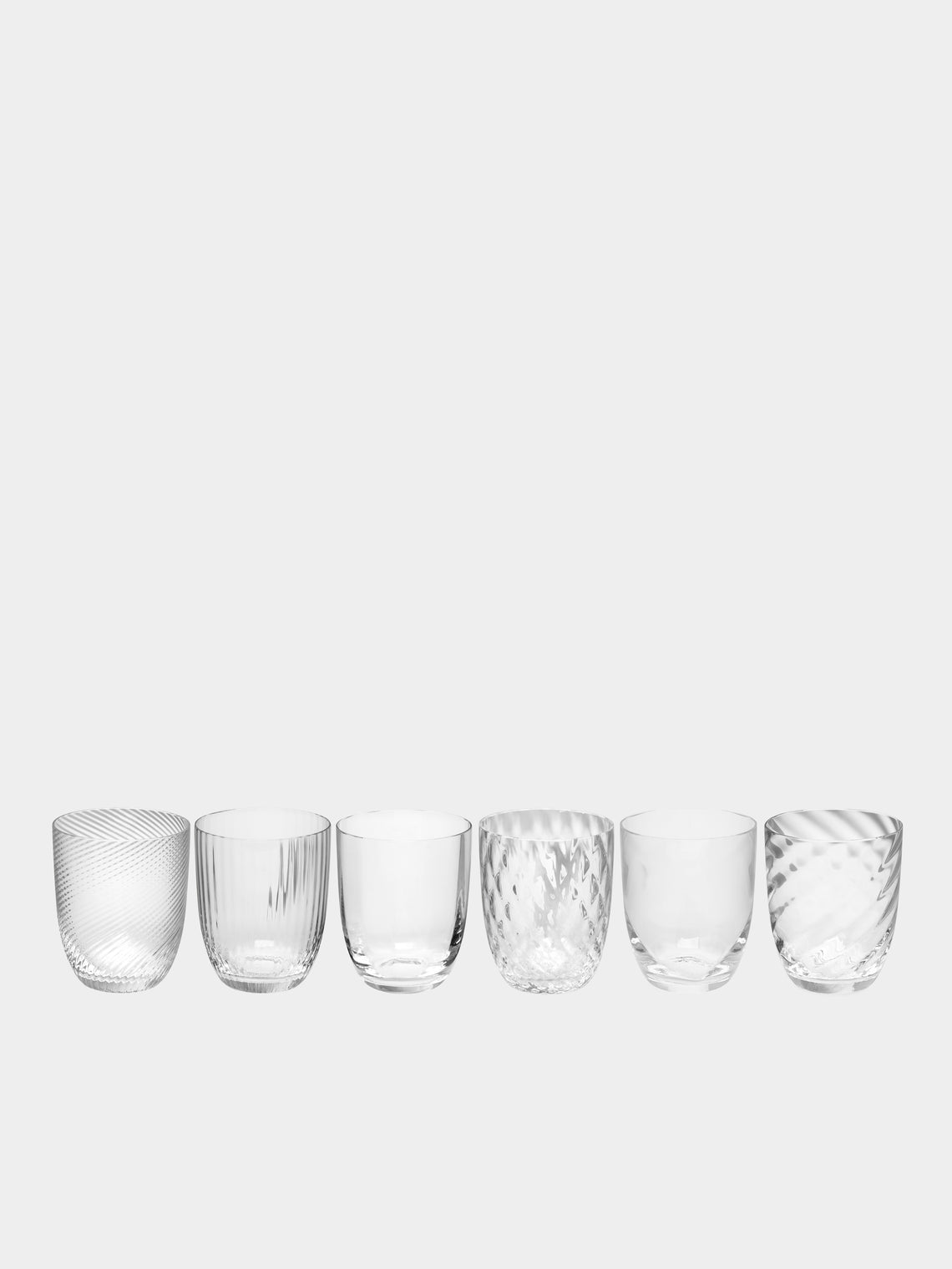 NasonMoretti - Tolomeo Hand-Blown Murano Glass Tumblers (Set of 6) -  - ABASK