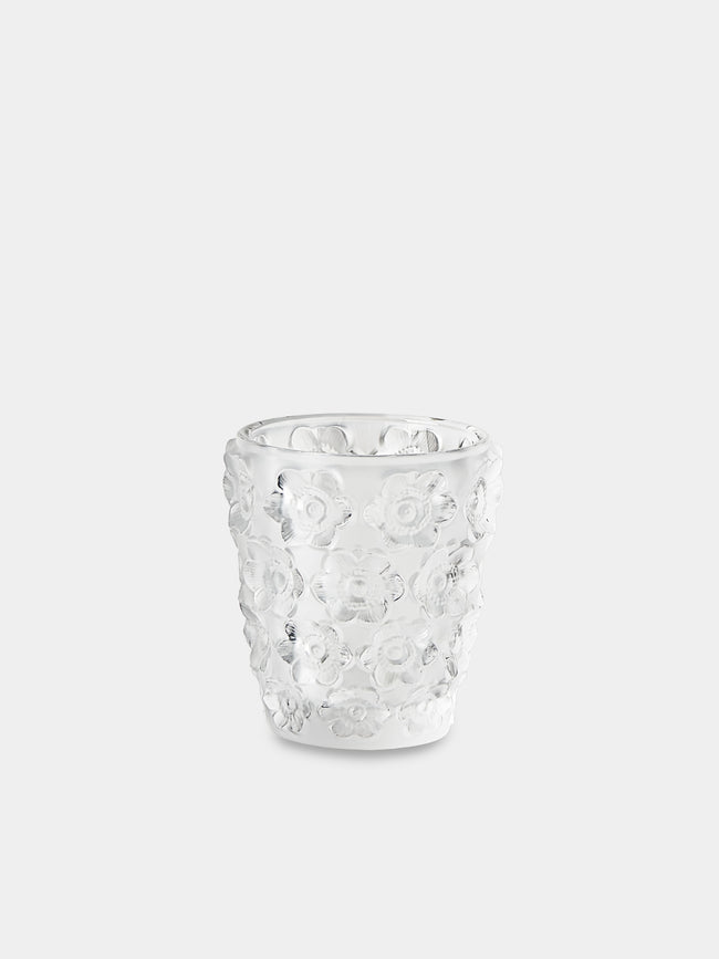 Lalique - Anemones Crystal Votive - Clear - ABASK - 