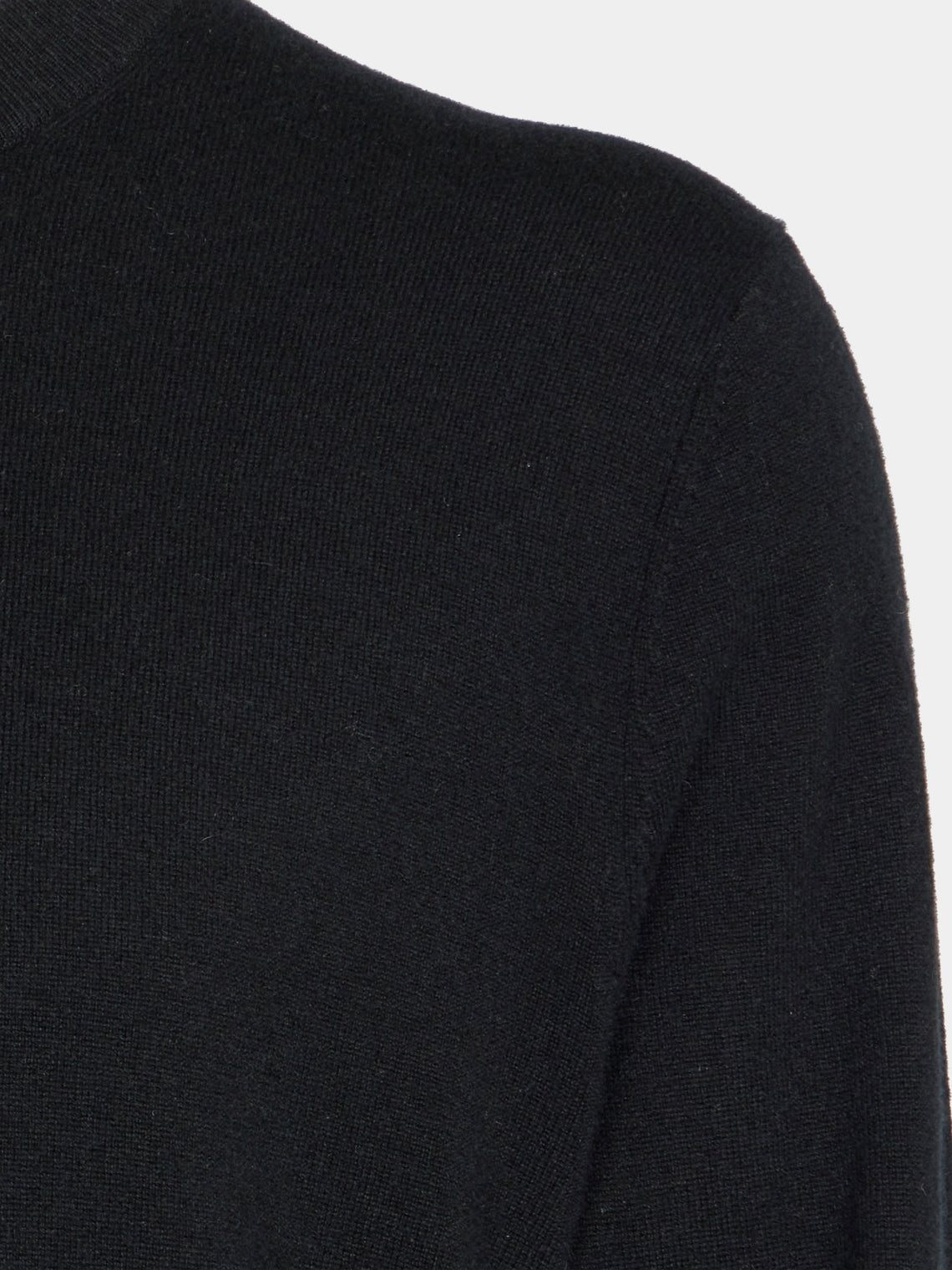 Arch4 - Bene Baby Goat Cashmere Crew-Neck Sweater | Size: M - Black - ABASK