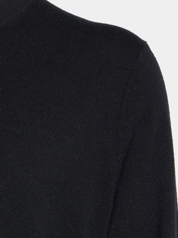Arch4 - Bene Baby Goat Cashmere Crew-Neck Sweater | Size: M - Black - ABASK