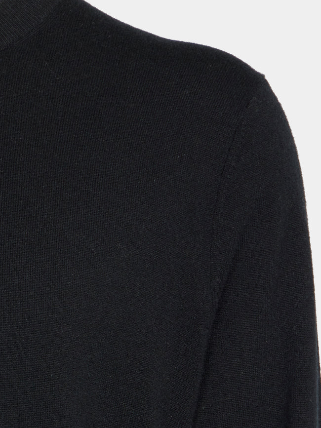 Arch4 - Bene Baby Goat Cashmere Crew-Neck Sweater | Size: M - Black - ABASK