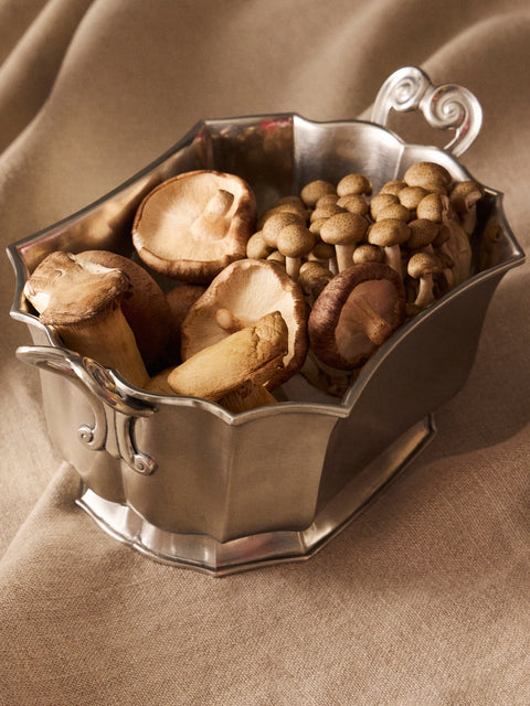 Cosi Tabellini - Lecce Mushroom Pewter Bowl - Silver - ABASK