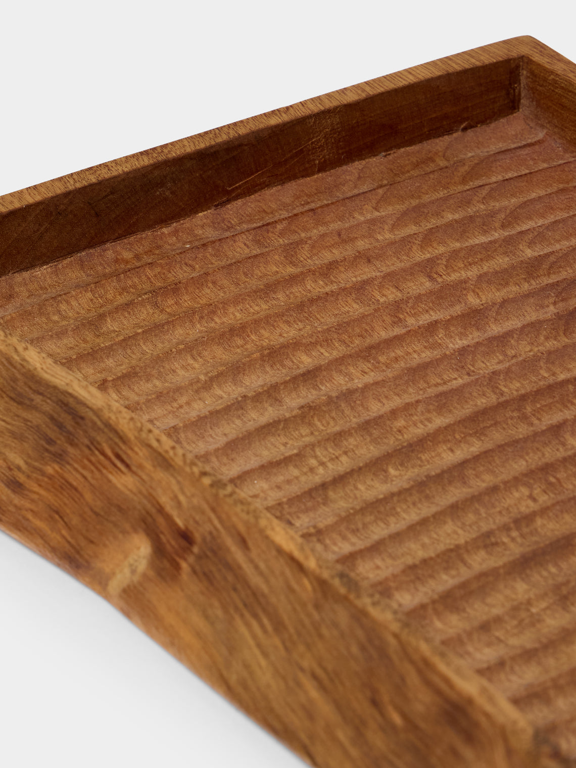 Thursday Furniture - Hand-Carved Machilus Platter - Brown - ABASK